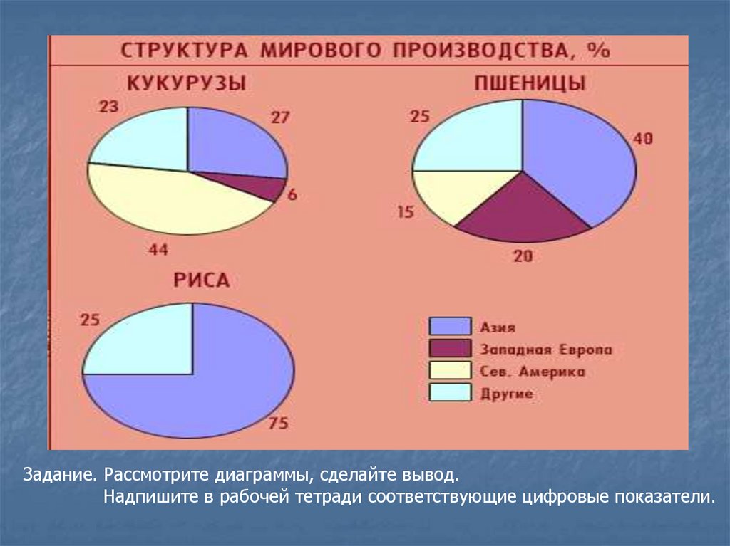 Круговая диаграмма доли. Структура мирового производства пшеницы. Мировое производство пшеницы диаграмма. Сельское хозяйство России диаграмма. Диаграмма мирового хозяйства.