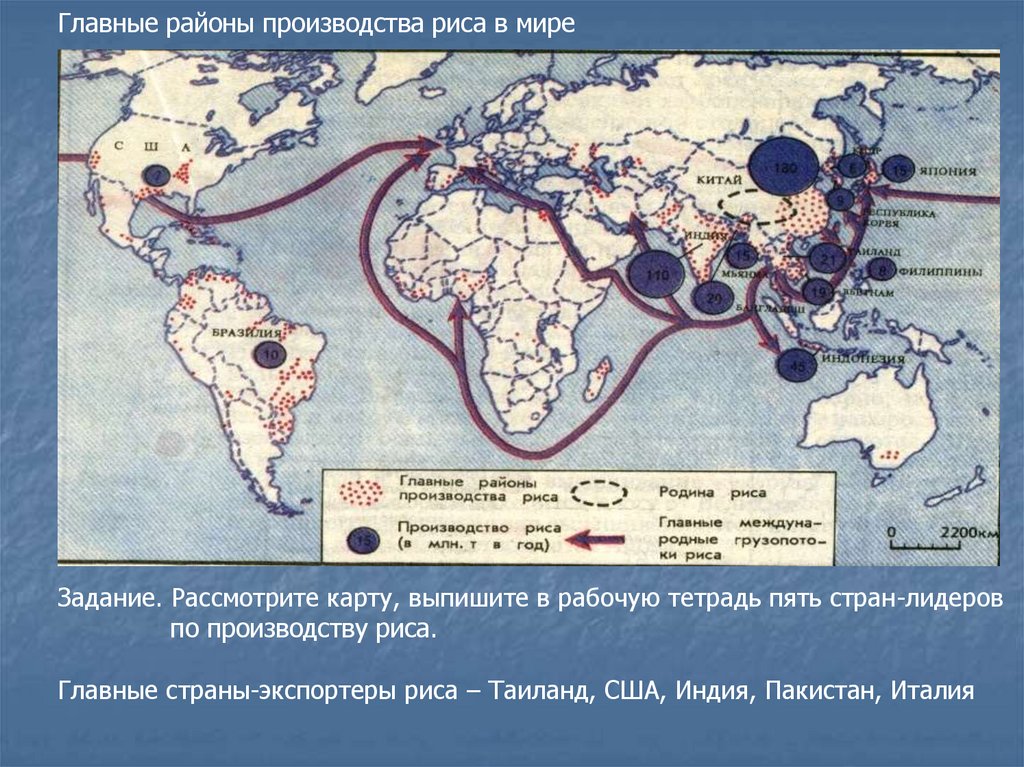 Контурная карта 10 класс сельское хозяйство