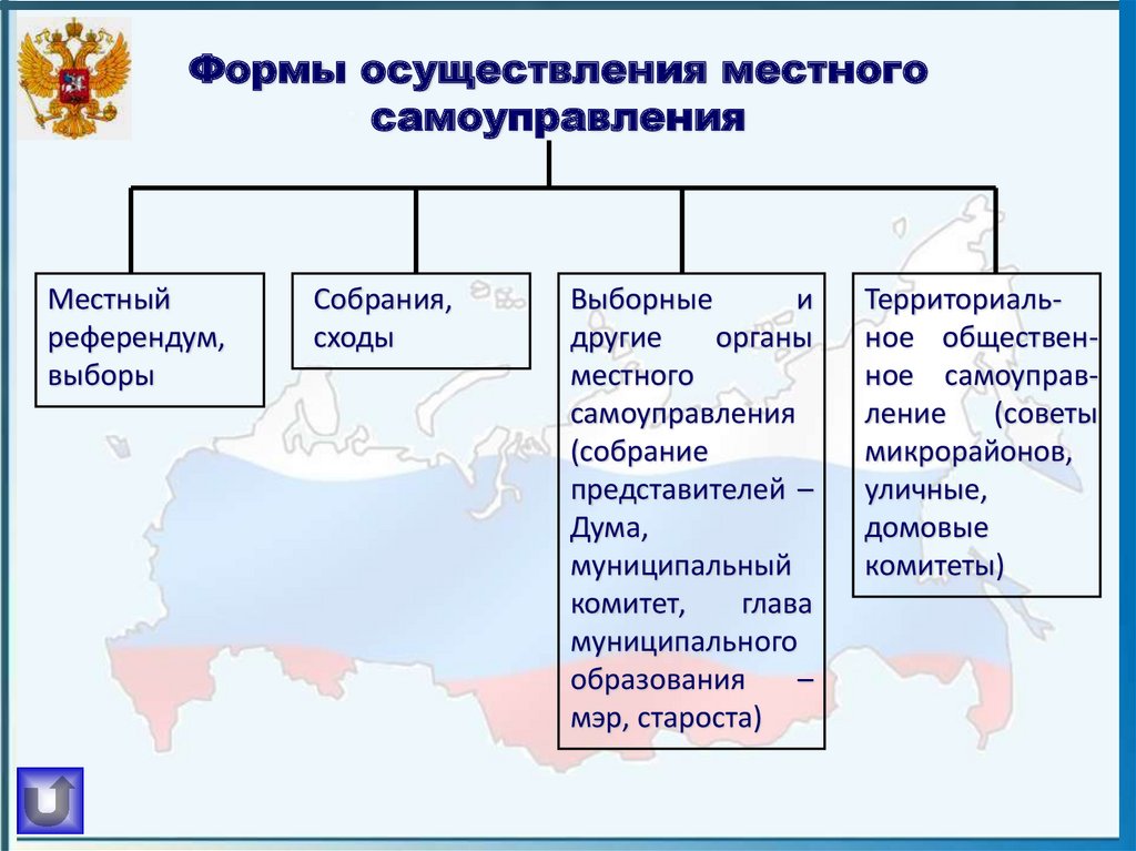 Сложный план по теме местное самоуправление