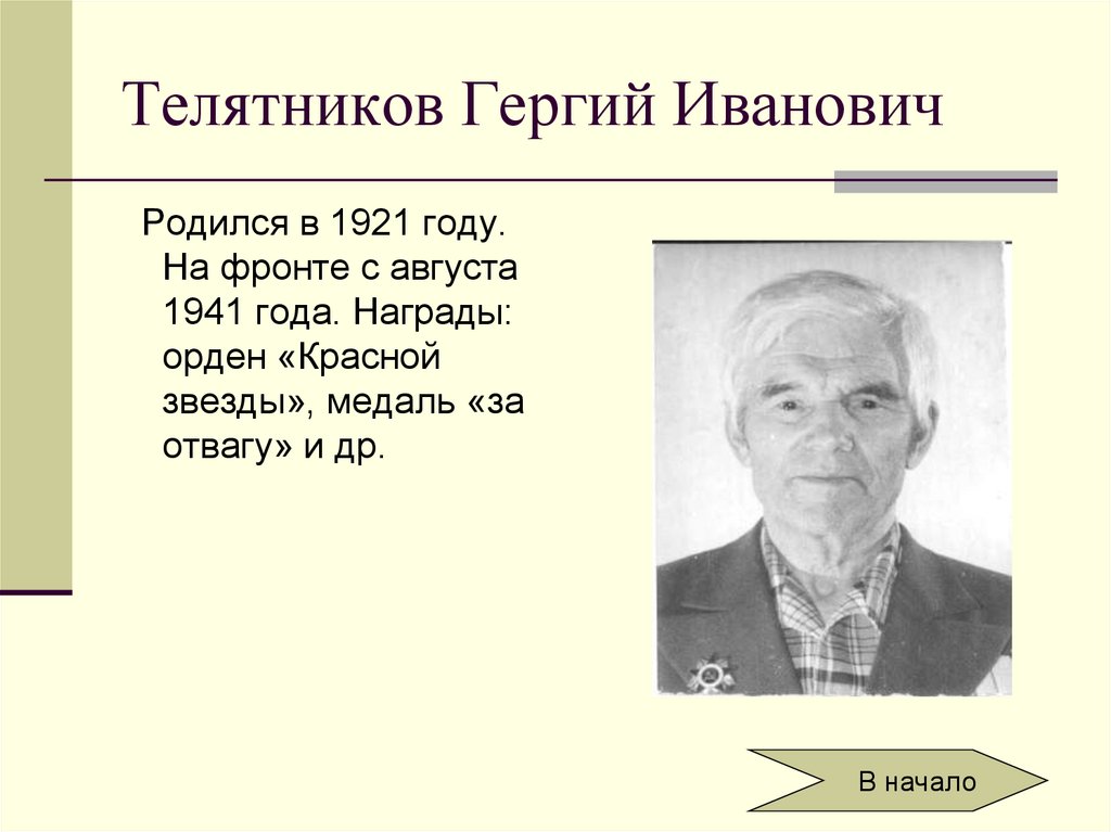 Телятников Гергий Иванович