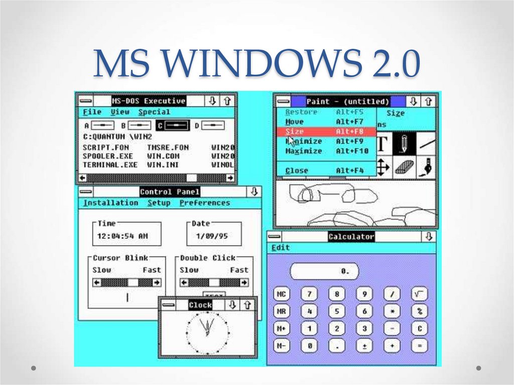 MS WINDOWS 2.0