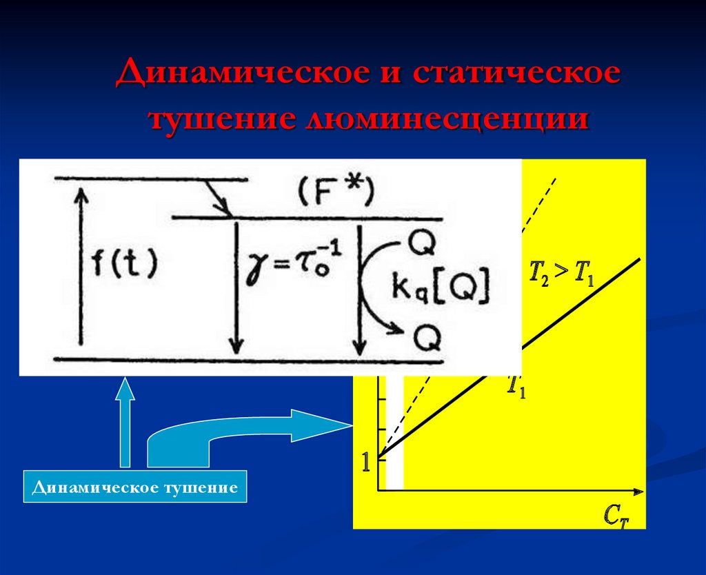 Динамическое и статическое тушение люминесценции