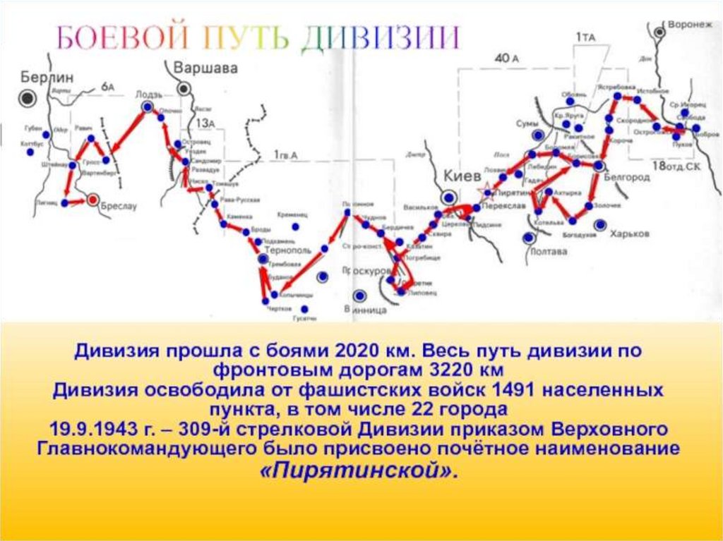 Боевой путь. 309 Пирятинская стрелковая дивизия боевой путь. Боевой путь 326 Стрелковой дивизии. Пирятинская дивизия боевой путь. Путь Пирятинской дивизии.