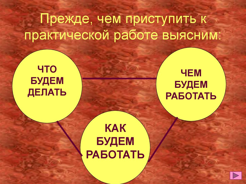 Прежде, чем приступить к практической работе выясним: