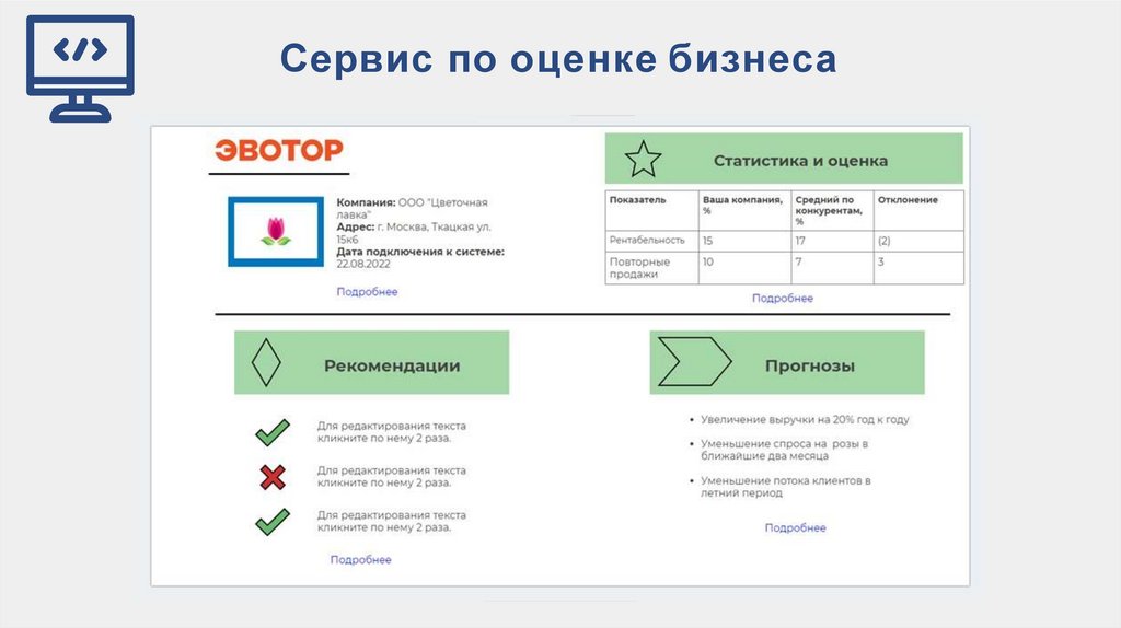 Маркетинговый анализ ИТкомпании ООО «Эвотор» для разработки ...