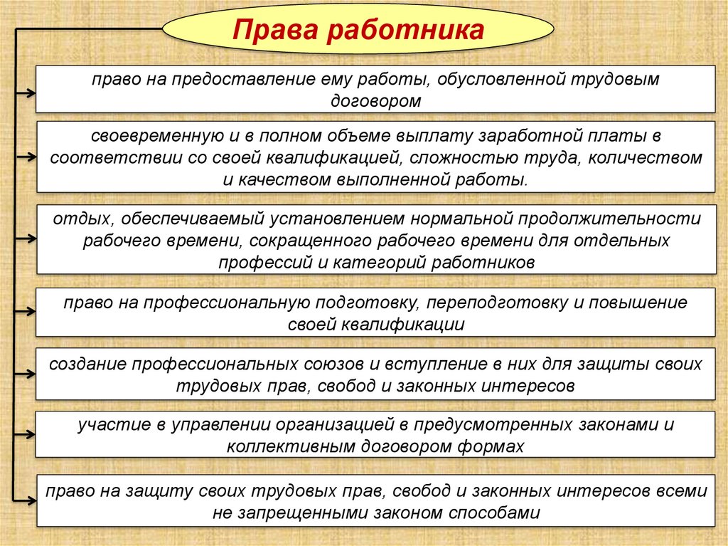 Презентация трудовое право 10 класс боголюбов