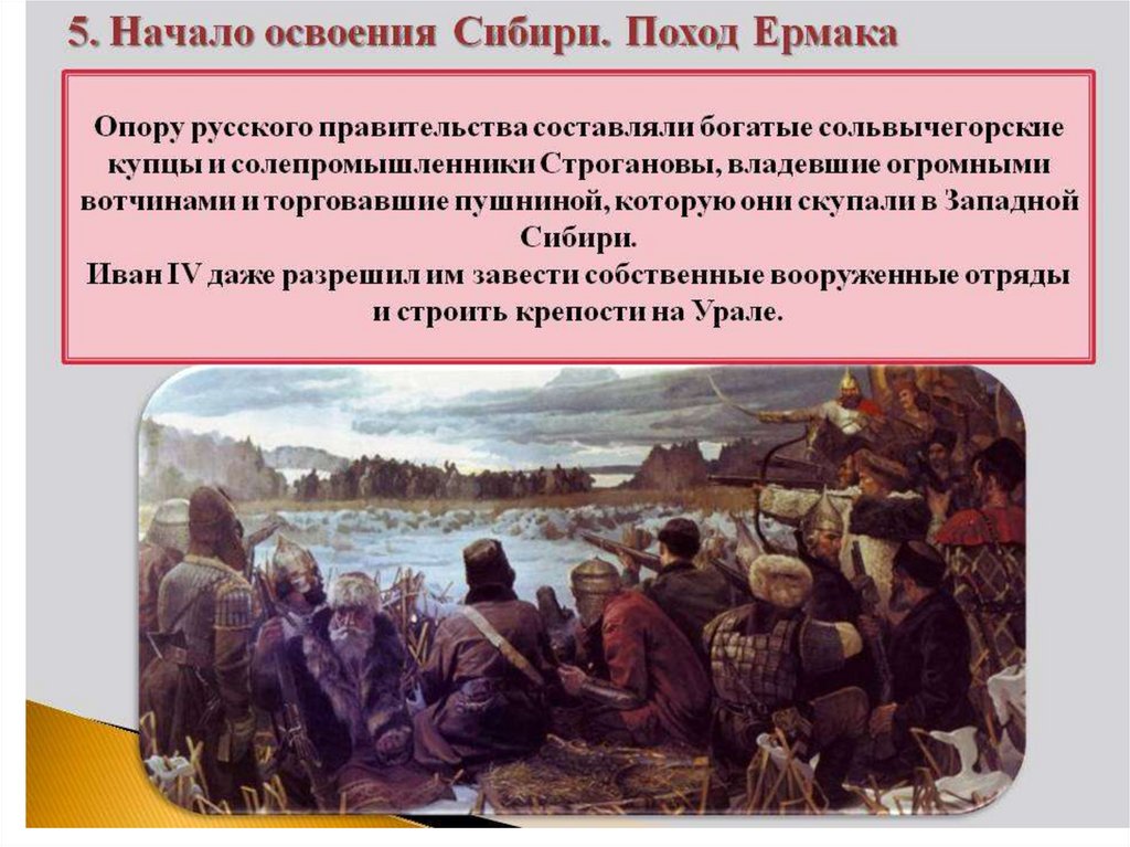 Освоение сибири русскими людьми век