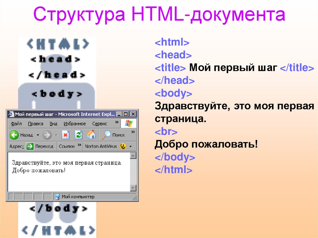 Html первый сайт. Html документ. Первая страница на html. Презентация на тему html. Иерархия html.