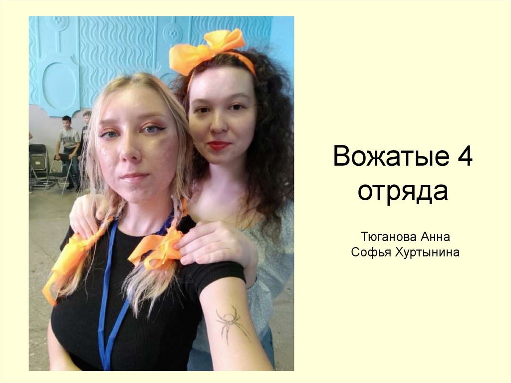 Вожатые 4 отряда