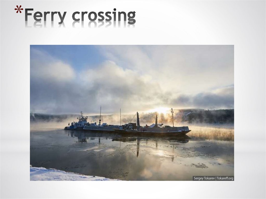 Ferry crossing