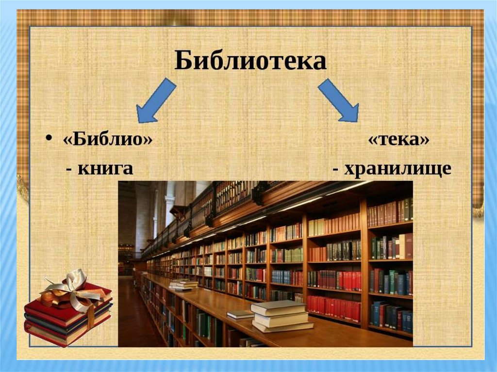 Интересная презентация библиотеки