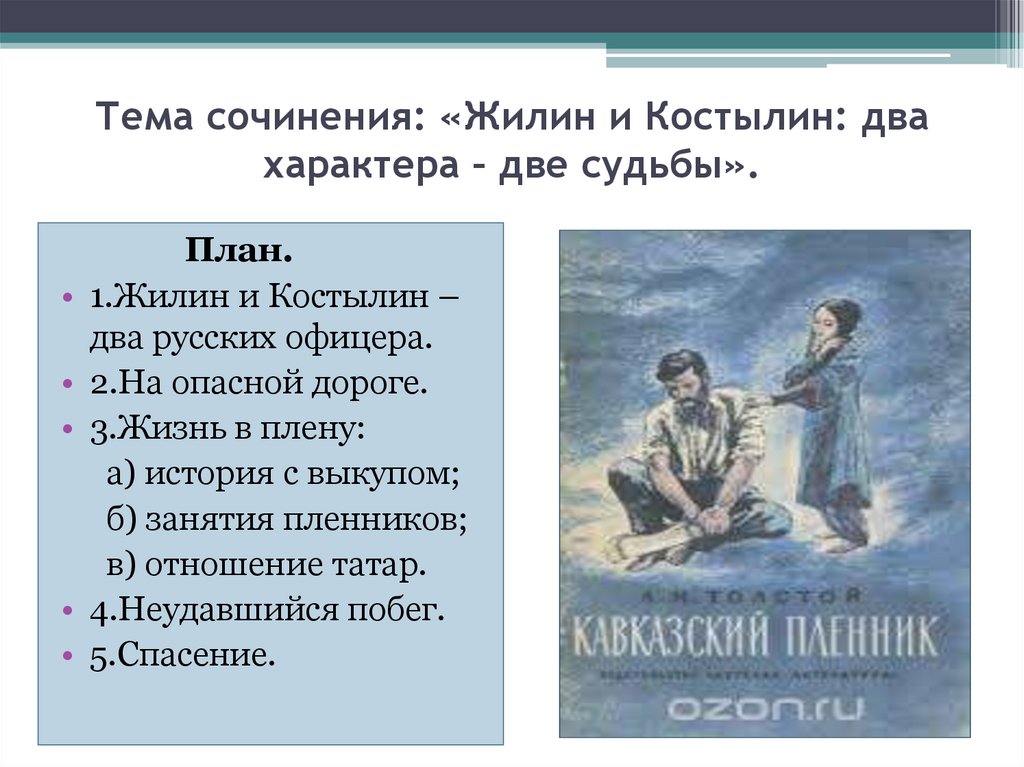 Сочинение по теме Два характера в русской литературе