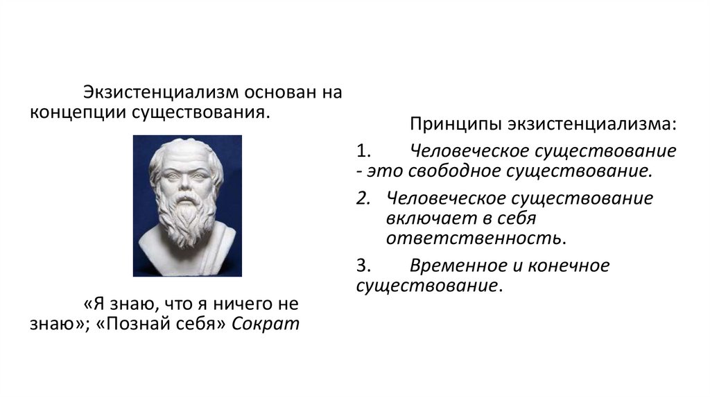 Жан поль сартр экзистенциализм презентация