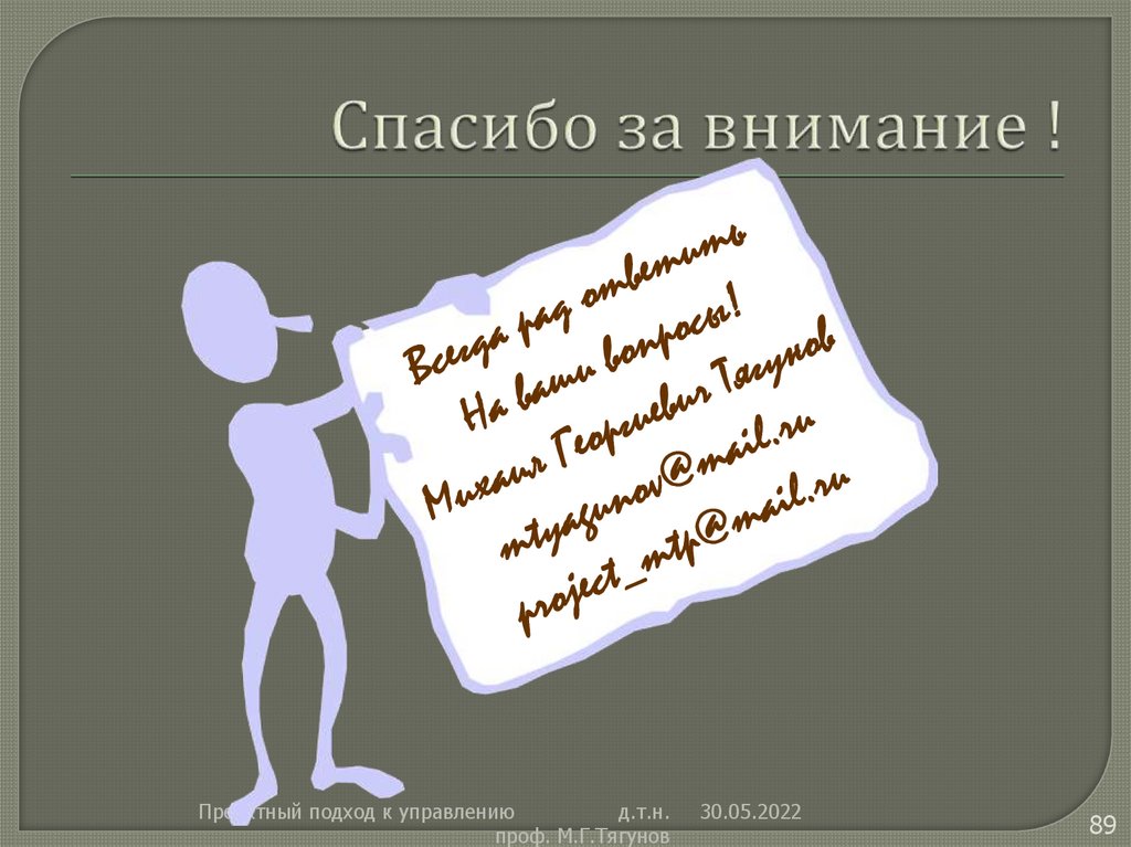 Спасибо за внимание !