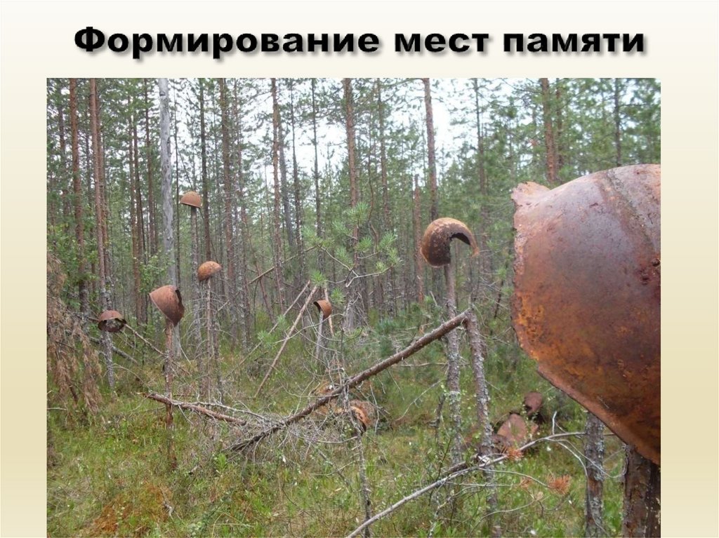 Формирование мест памяти