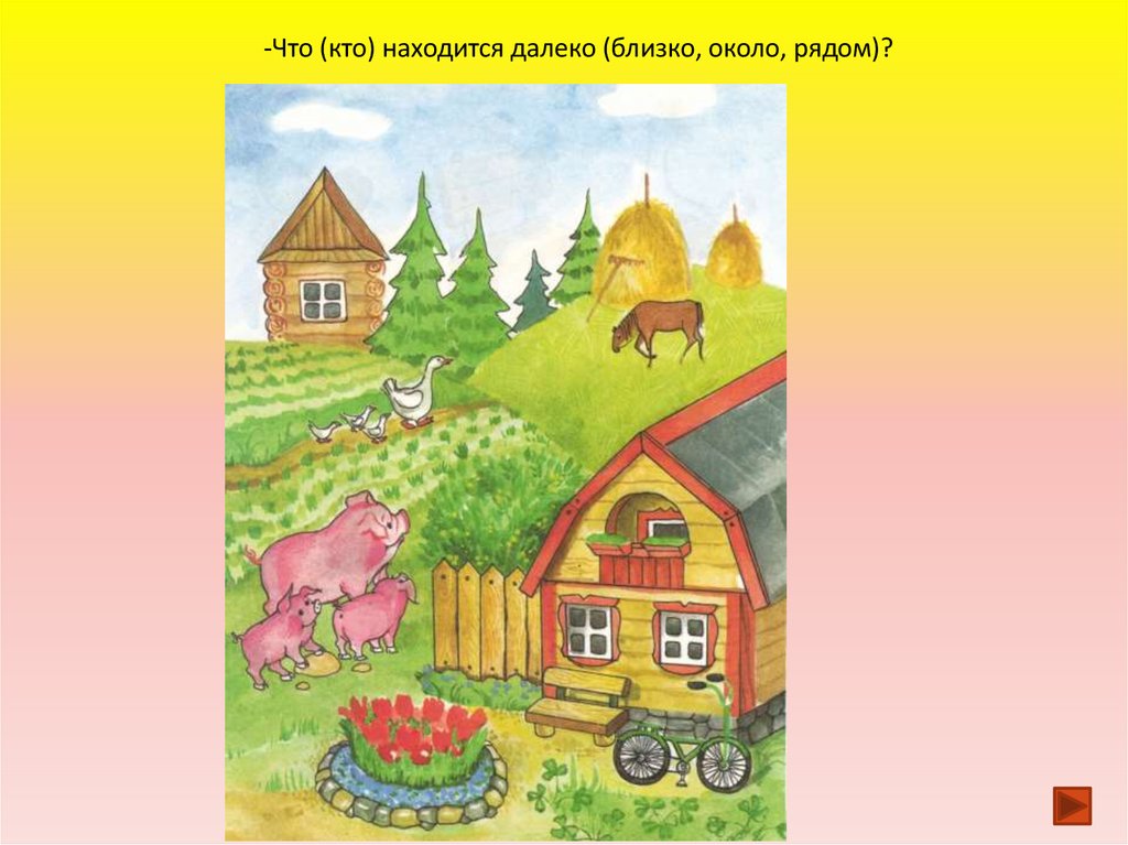 Ближе находящиеся. Занятие далеко близко. Ближе дальше для детей. Пространственные понятия: далеко - близко.. Далеко близко задания для детей.