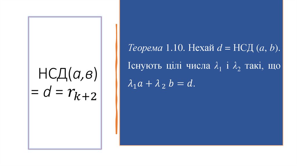 "Ф"НСД(а,в)= d = r_(k+2)