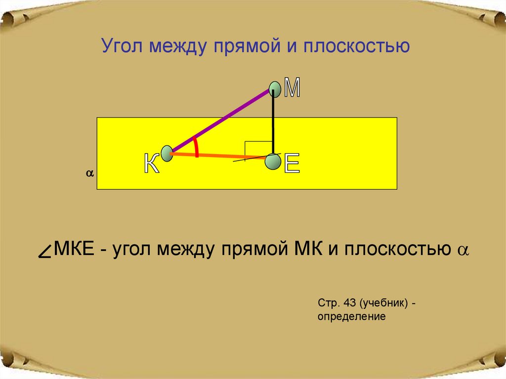 Угол между наклонной и плоскостью. Угол между прямой и плоскостью равен 90 градусов. Может ли угол между прямой и плоскостью быть 70 градусов. Угол между прямой и плоскостью может быть не больше 90 градусов. Угол между прямой и плоскостью не может быть равен 0.