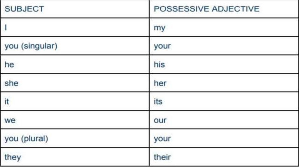 Fill in the correct pronoun adjective. Possessive pronouns таблица. Possessive adjectives таблица. Pronoun or possessive adjective. Possessive adjectives грамматика.