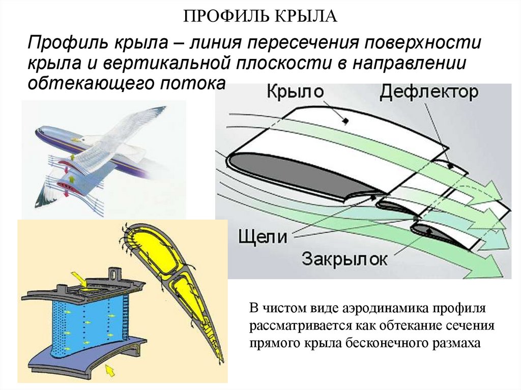 Чертеж профиля крыла