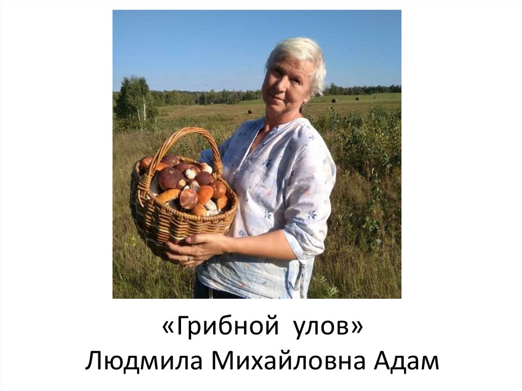 «Грибной улов» Людмила Михайловна Адам