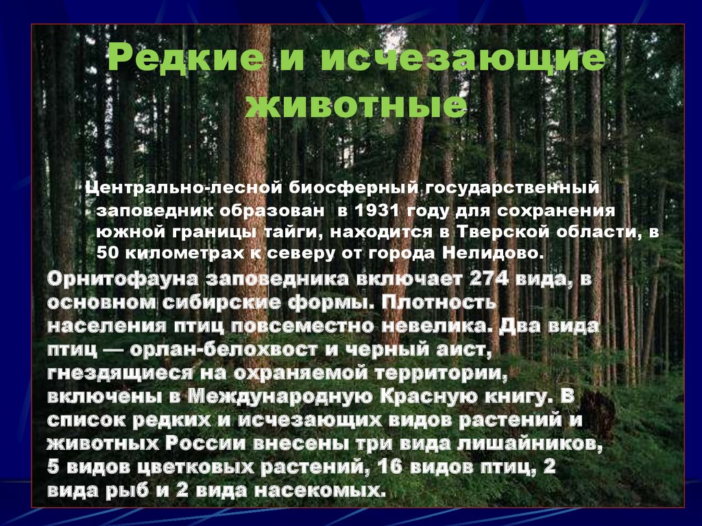 Презентация заповедники тверской области