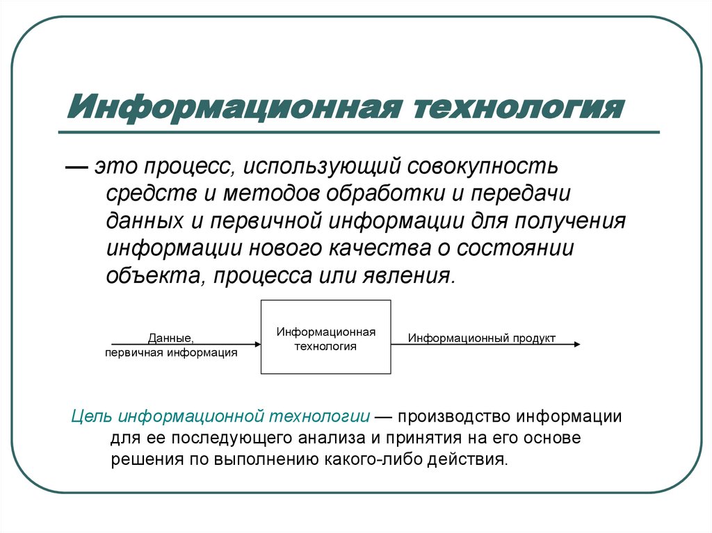 Информационные технологии информационные системы презентация