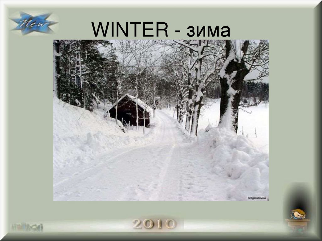 WINTER - зима