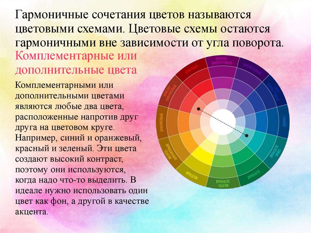 Физическая причина различия цветов окружающих нас. Цветовой круг Иттена классическая Триада. Классическая Триада цветов круг Иттена. Сочетание дополнительных цветов. Контрастные сочетания цветов.