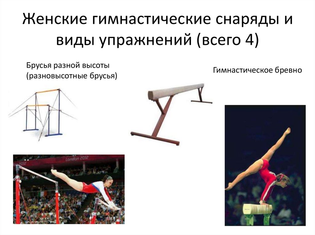 Что из перечисленного относится к гимнастическим снарядам