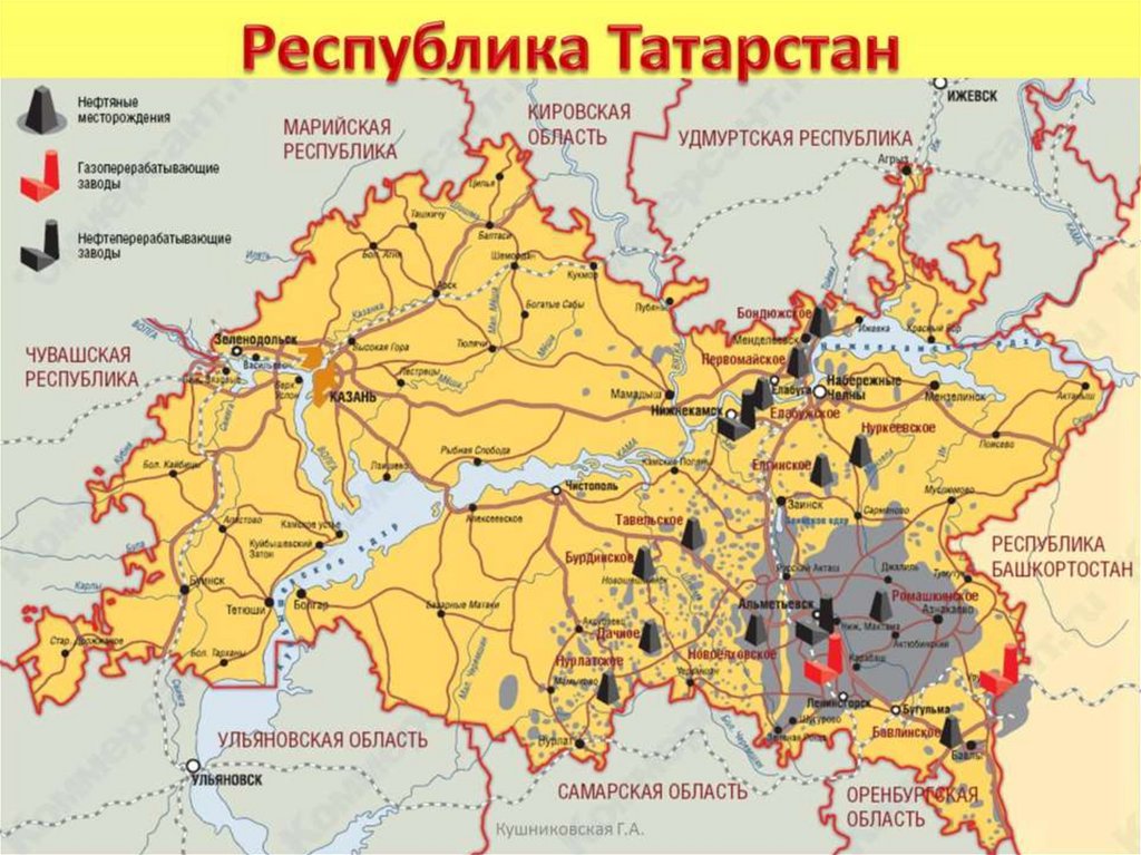 Карта нефтяных скважин башкирии