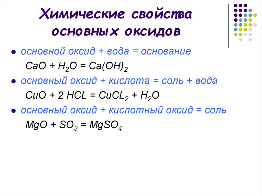 Оксиды классификация и химические свойства 8 класс презентация