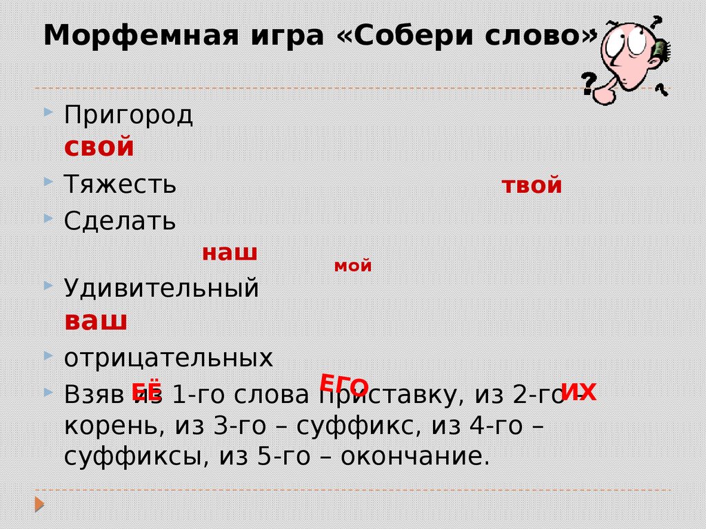 Урок-повторение по теме «Местоимение» - презентация онлайн