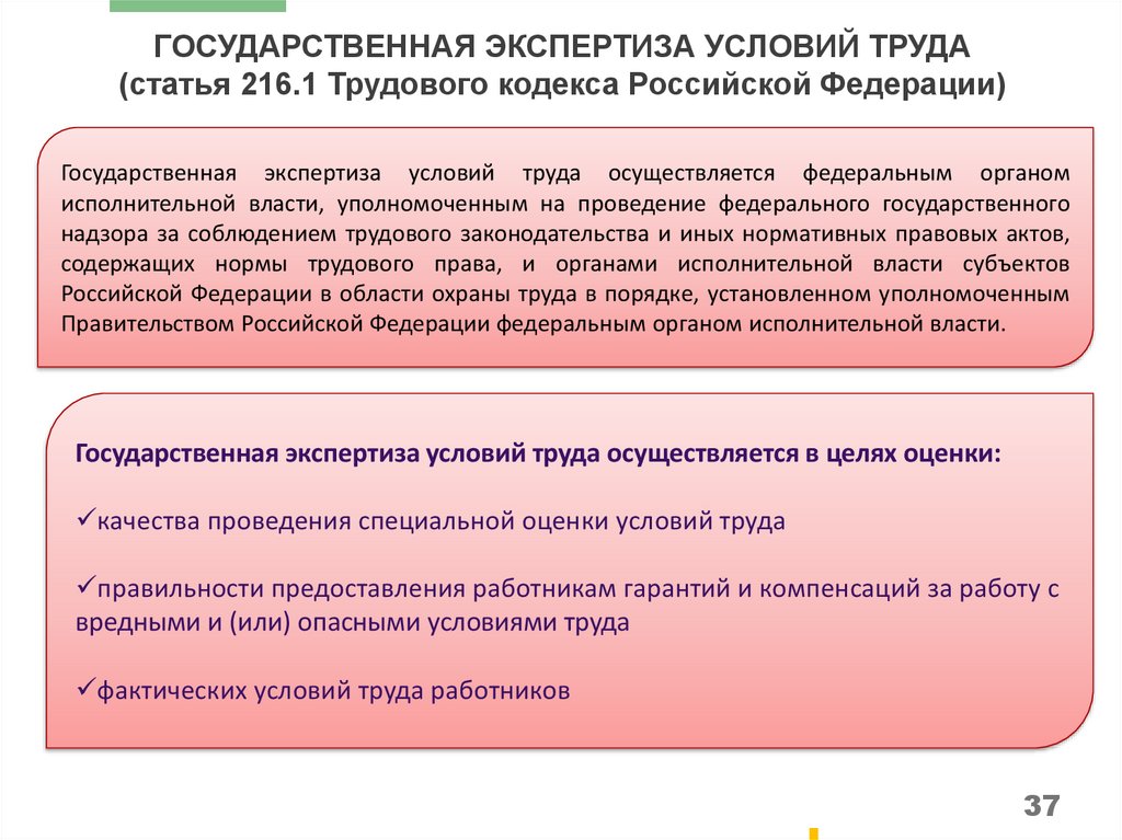 Орган государственной экспертизы условий труда