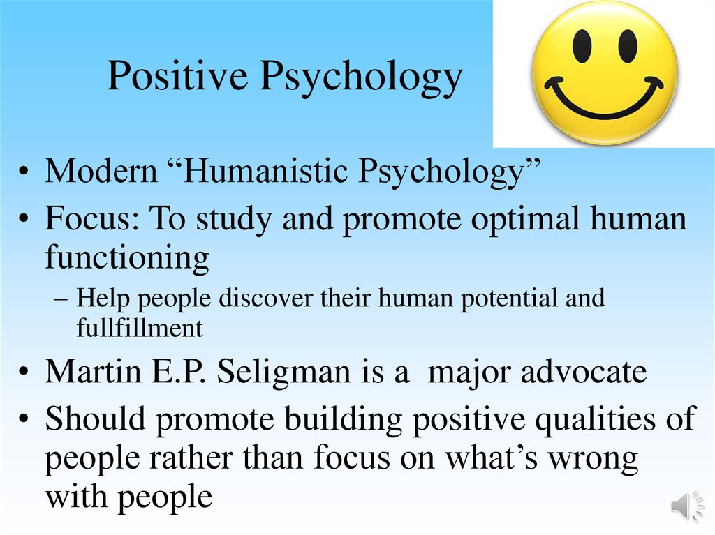 Positive Psychology