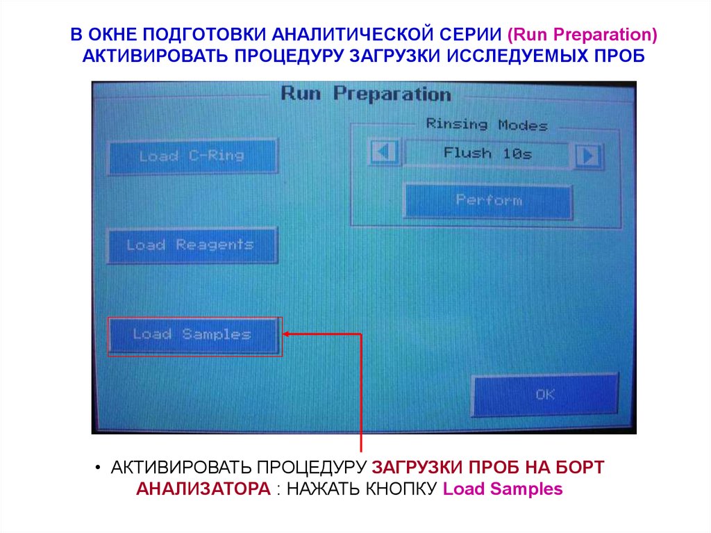 Порядок активация