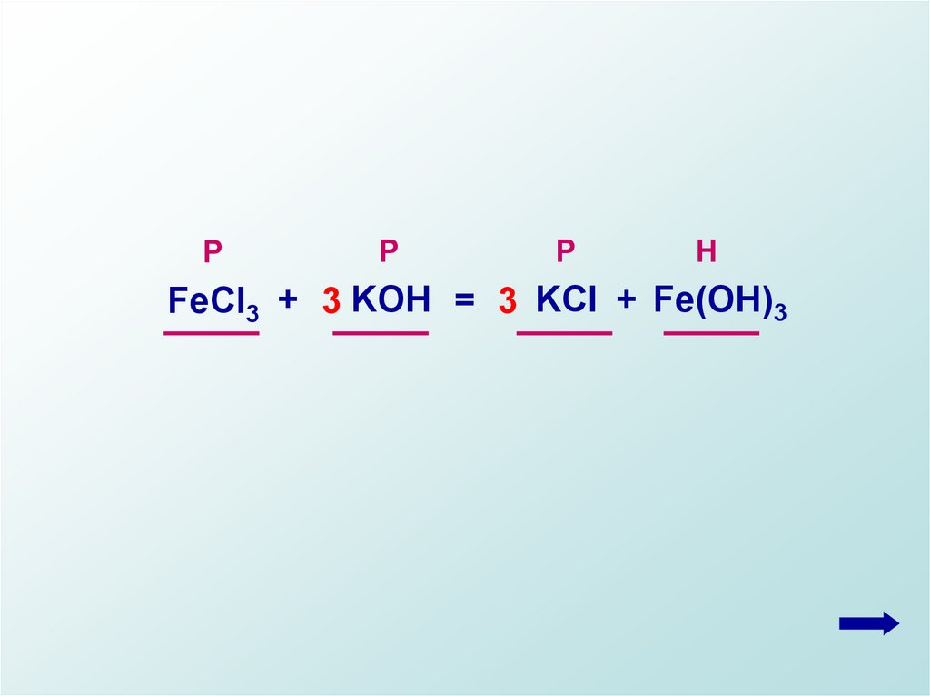 Fecl3 3 koh