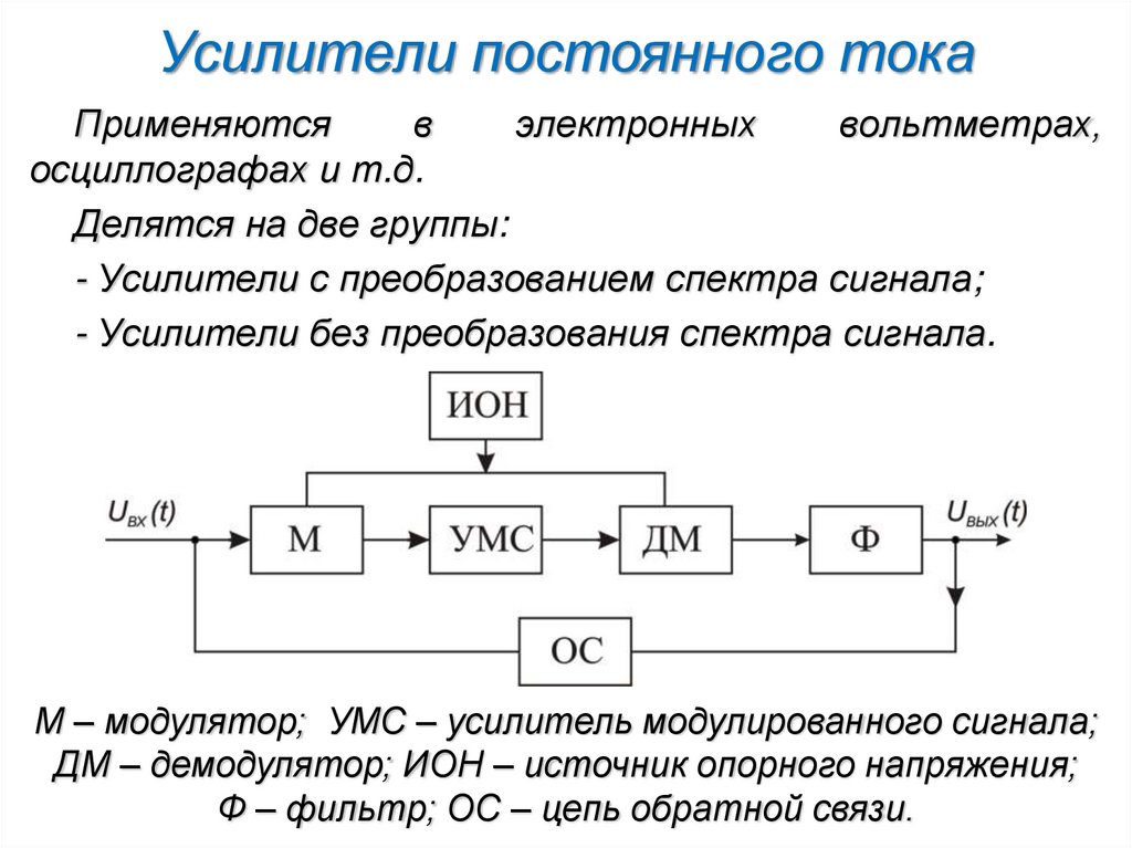 Усилители тока схема