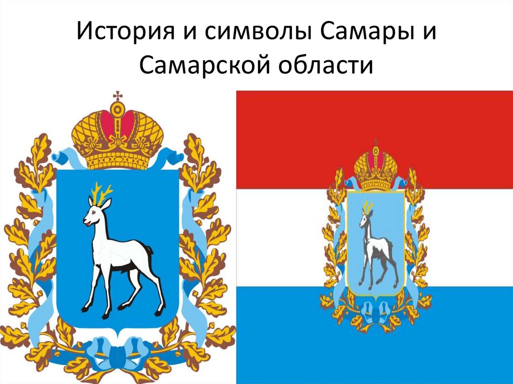 Описание самарского герба. Символы Самары и Самарской области. Флаг Самарской губернии.