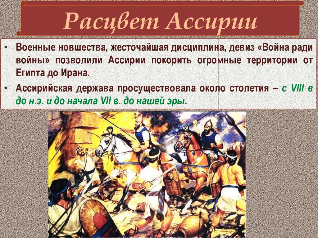 История ассирии