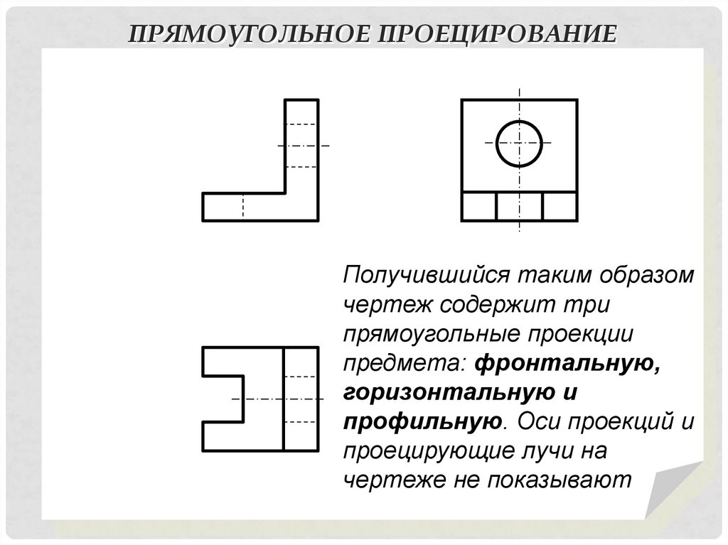 Проекционная связь это на чертеже