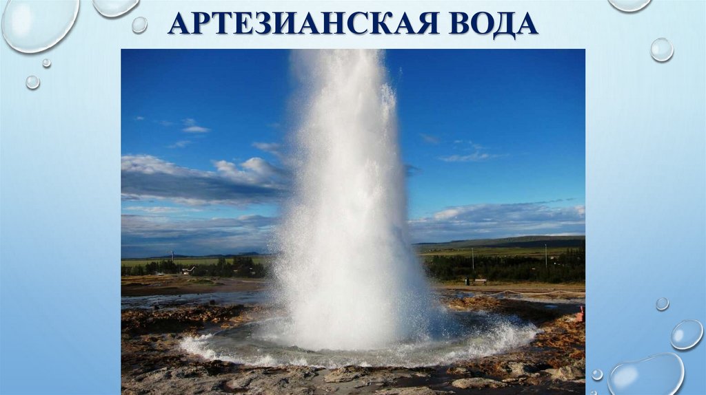 Артезианская вода