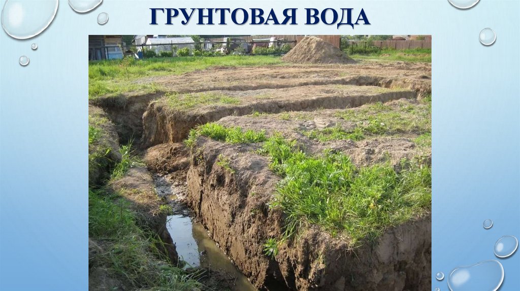 Грунтовая вода