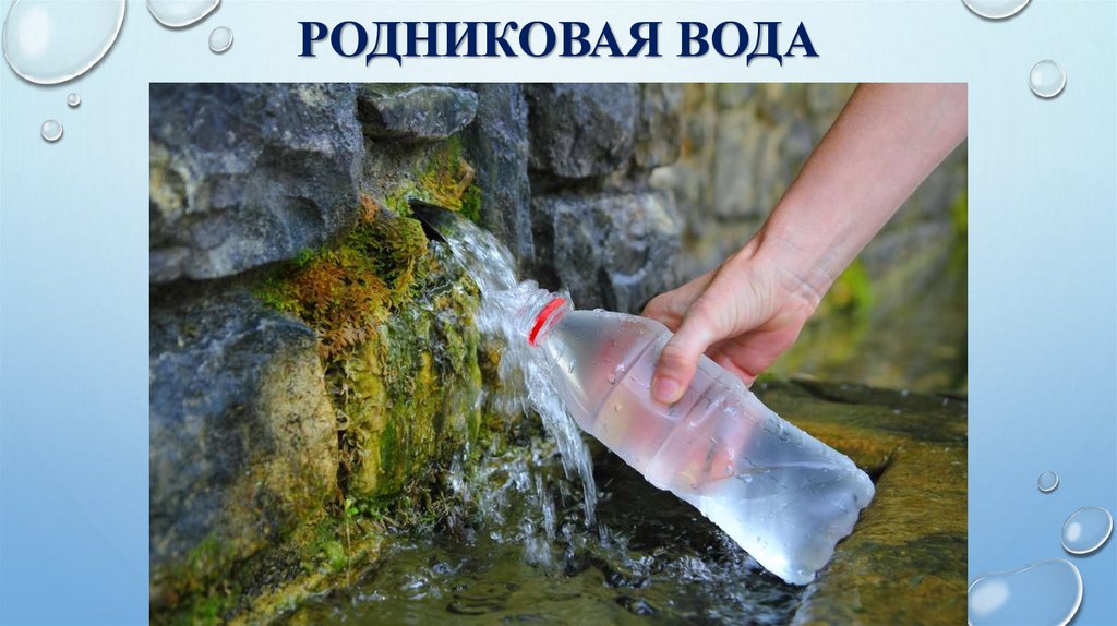 Родниковая вода