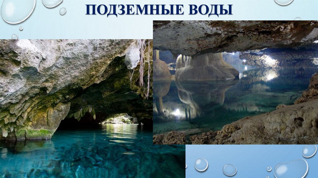 Подземные воды