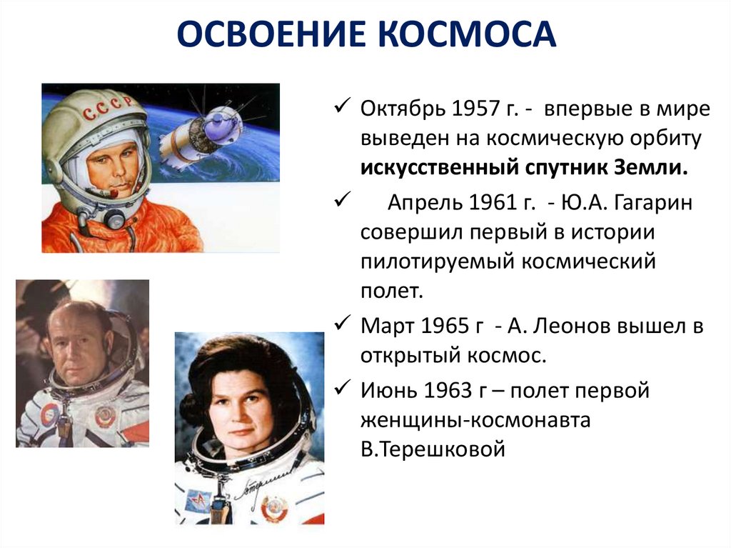 День космонавтики история кратко