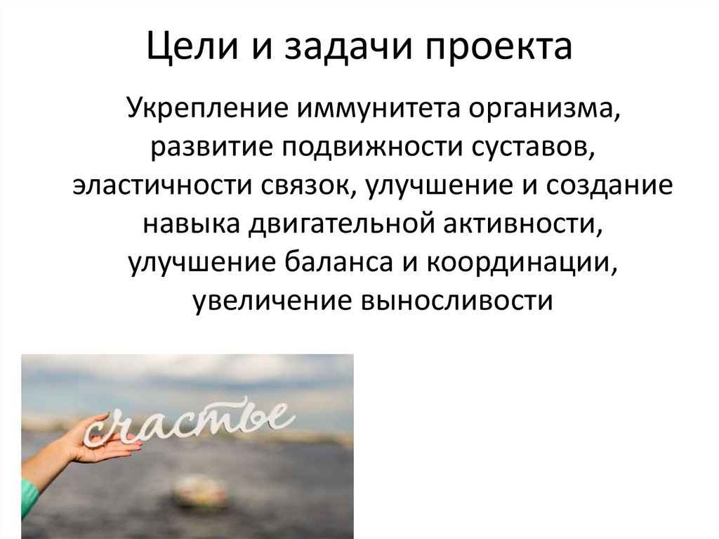 Цели и задачи проекта