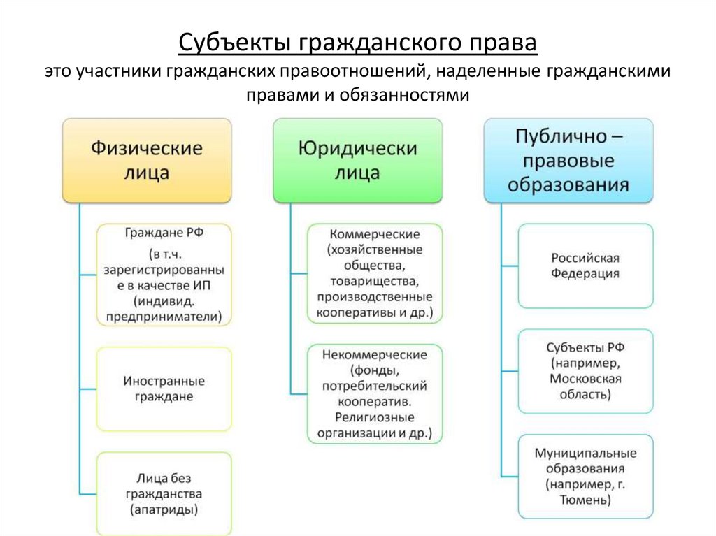 План по гражданскому праву обществознание