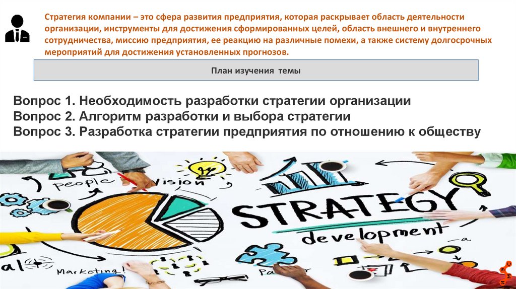 Шпаргалка: Стратегия управления организацией