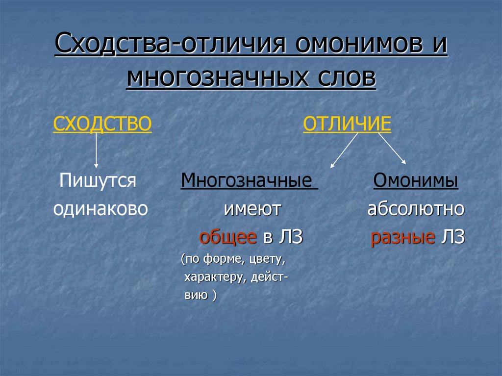 Омонимы и многозначные слова 5 класс презентация